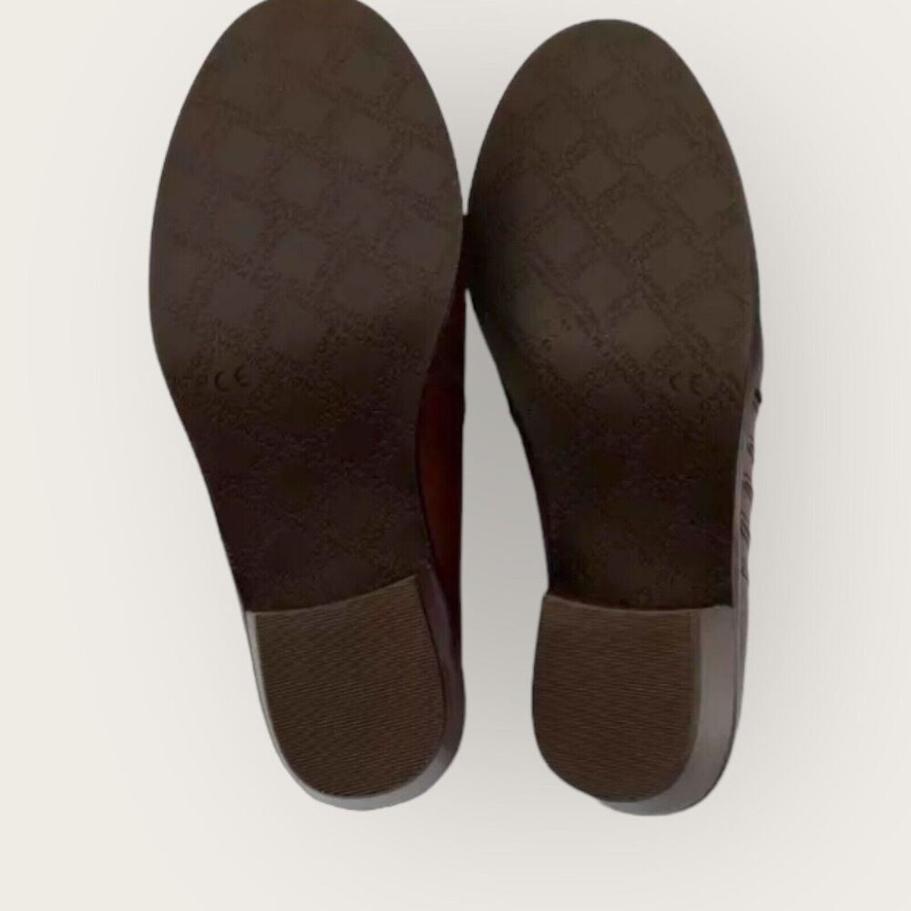 Vionic Nellie Mules Womens 5 US 36 EU Brown Leather Shoes Open Slip On Clog Heel - Picture 3 of 8